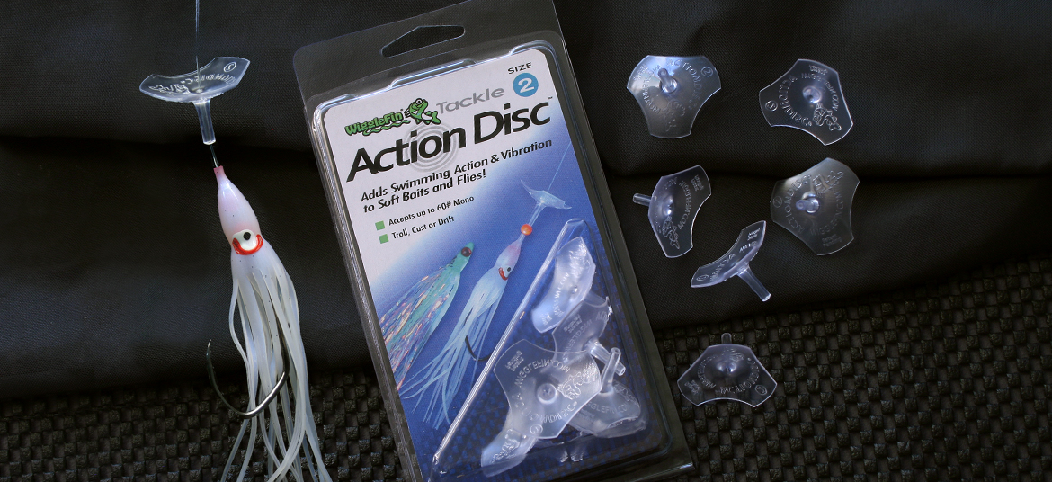 ActionDiscs for salmon trolling flies
