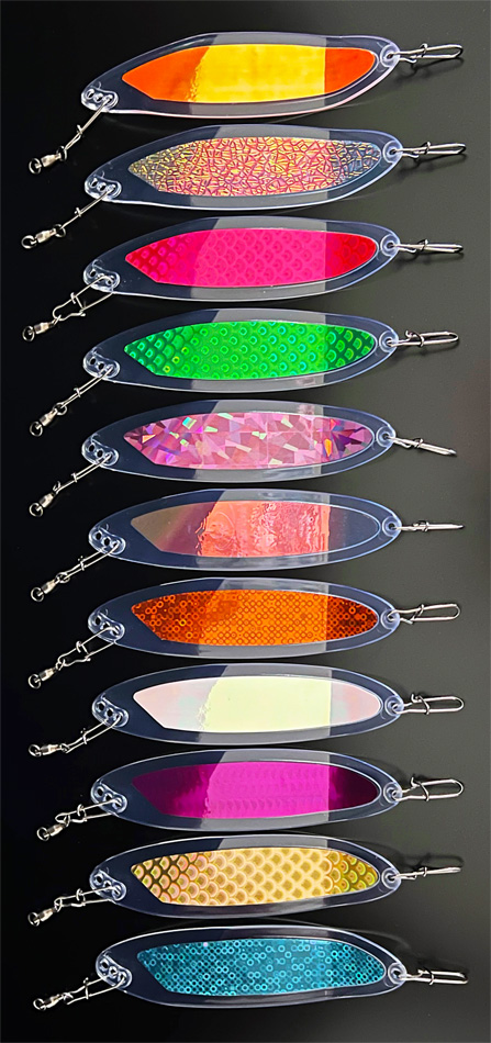 ActionDiscs for salmon trolling