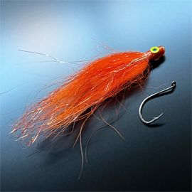 WiggleFin Tackle, LLC: ArcticFox Tube Fly - Orange
