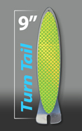 LARGE - Swarm™ TURN TAIL Blade - CHARTREUSE